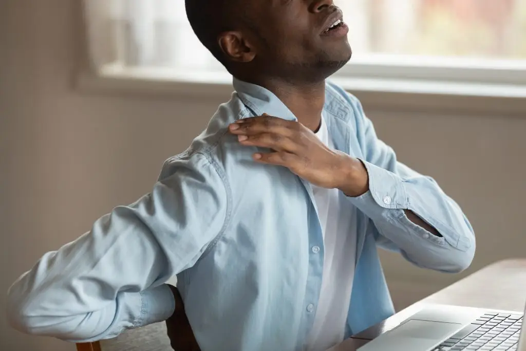 How to Release a Pinched Nerve in Your Shoulder AdobeStock 281458163 how to release a pinched nerve in your shoulder shoulder pain